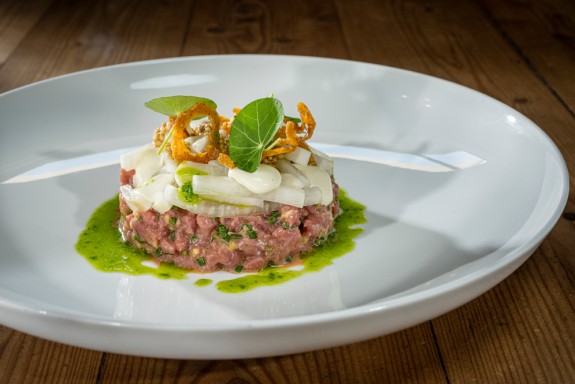 Beef Tatar aus dem Restaurant Post