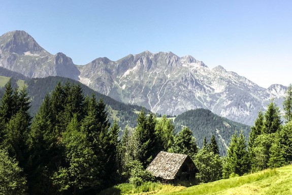 Herrlicher Ausblick von der Alm