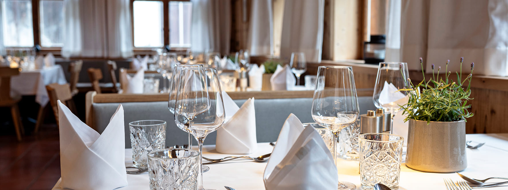 Der Gastraum im Hotel Gasthof Post