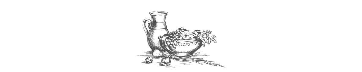 Illustration von Zutaten