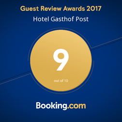 booking.com Award 2017
